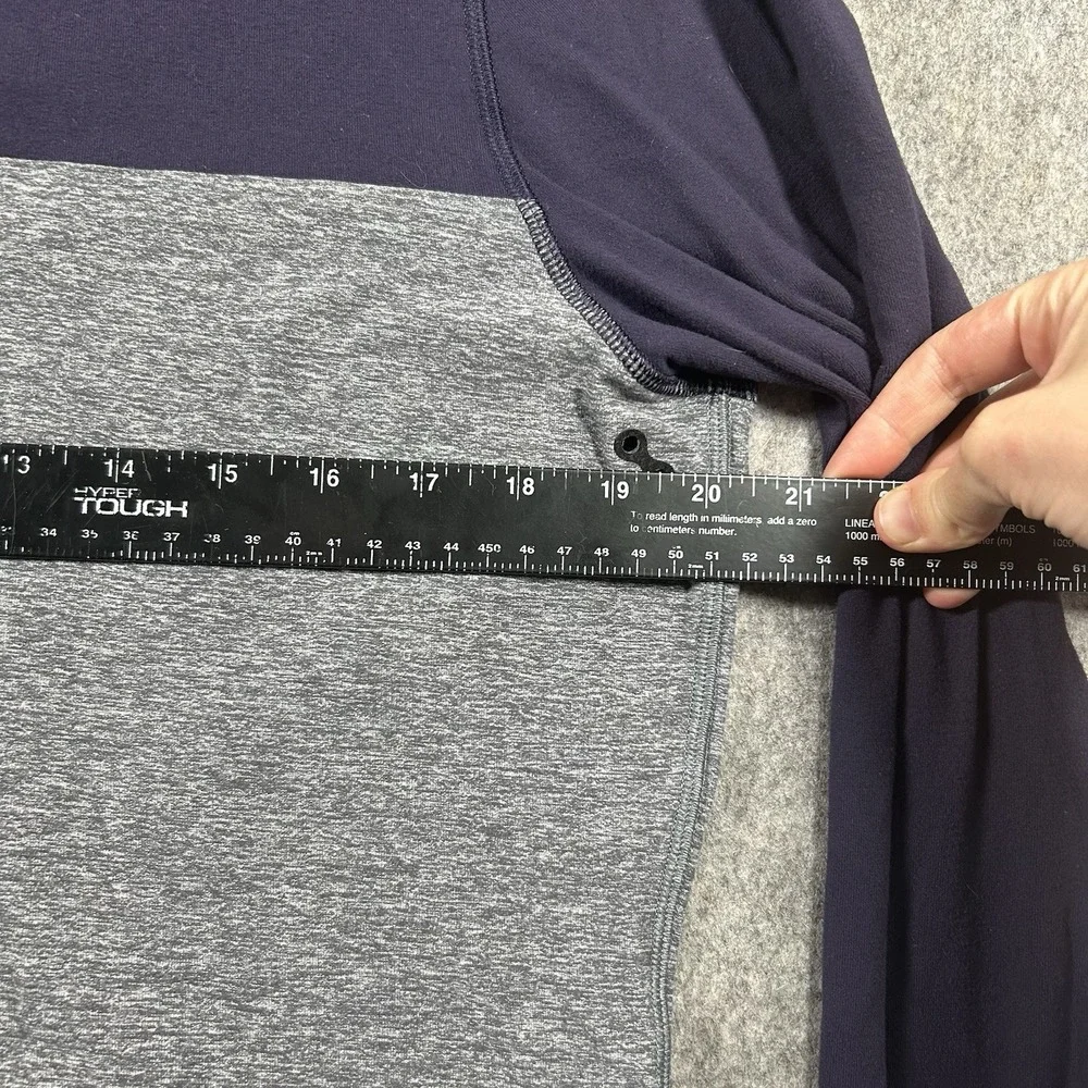 Lululemon Sprint Zip Heathered Gray Jacket Mens M 1/4 Zip Performance Workout